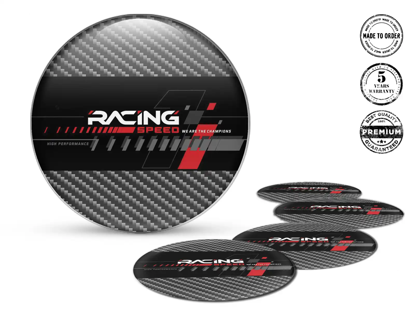 Décals Roue Racing Premium Badges Jantes Luxe